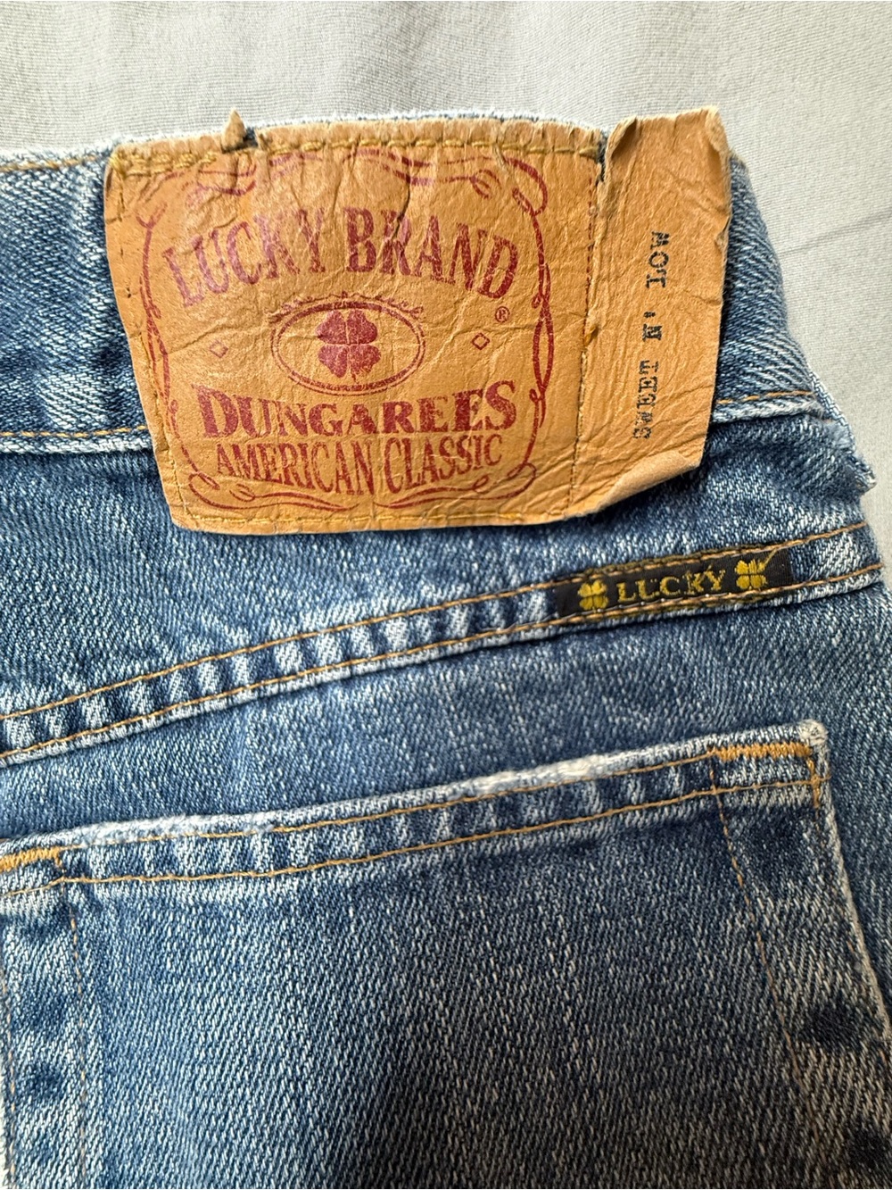 Lucky Brand Faded Blue Wide Leg/flare Jeans 100% cotton - Picture 5 of 12